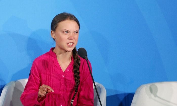 Greta Thunberg no ha pedido fabricar tanques y armas sostenibles