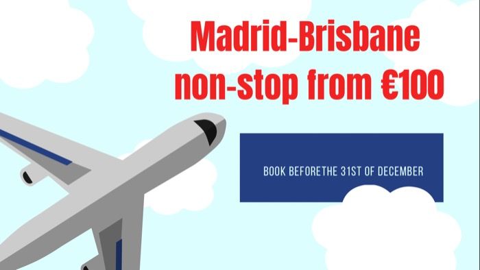 Qantas anuncia vuelos directos Madrid-Brisbane desde €100