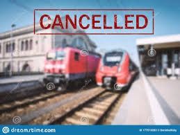 Cancelados todos los trayectos en tren a Madrid.