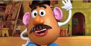 Mr. potato head almost takes slice of a 45-year-old woman