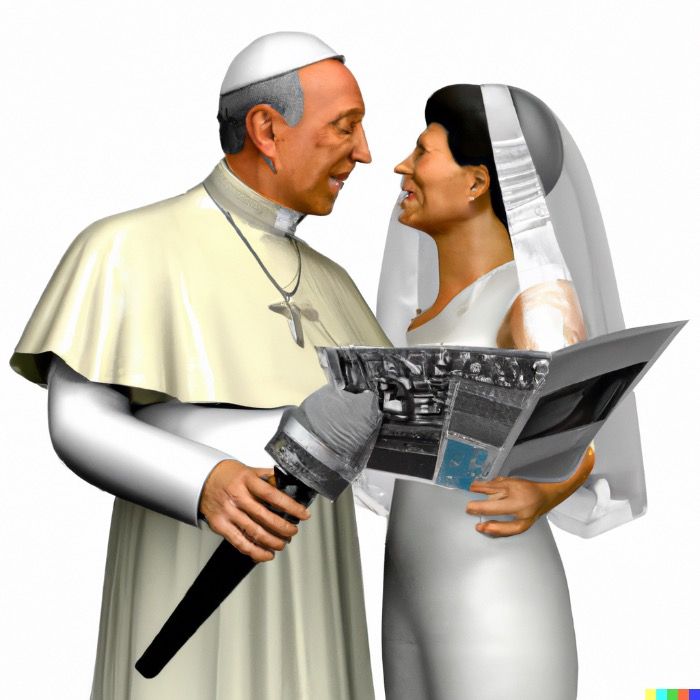 Der Papst hat geheiratet